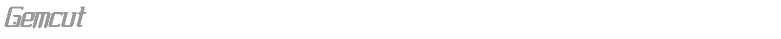 Gemcut font preview